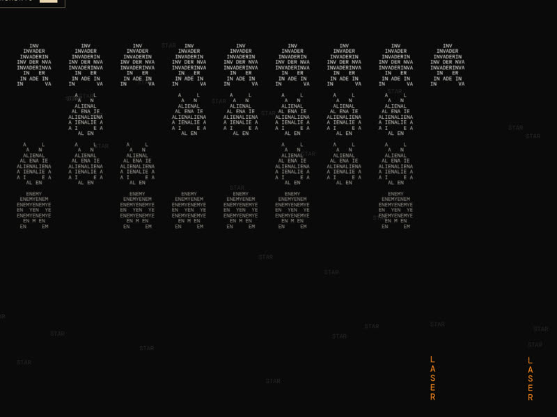 The Literal Space Shooter